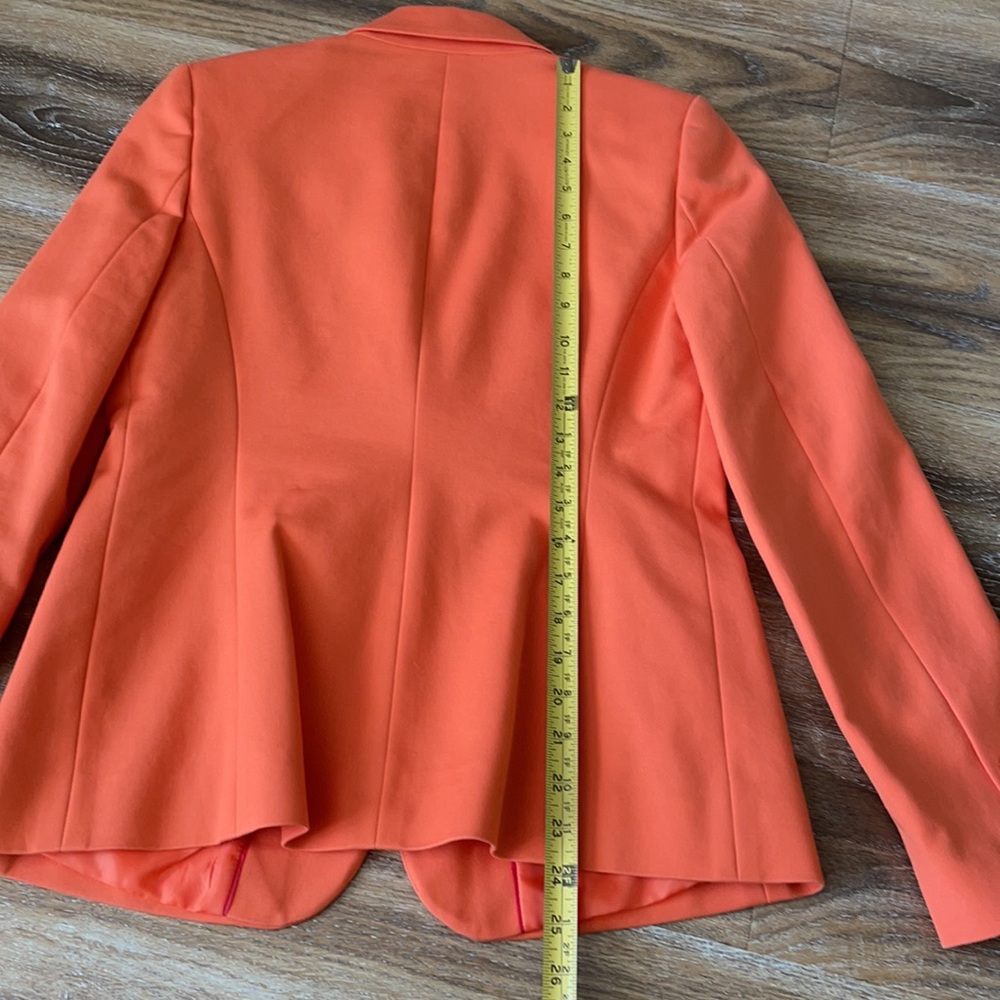 Vince Camuto Orange Tangerine Single Button Blazer - Picture 10 of 14